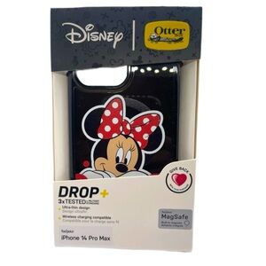 Disney OtterBox Minnie Mouse iPhone 14 Pro Max Case - Black - NWT
